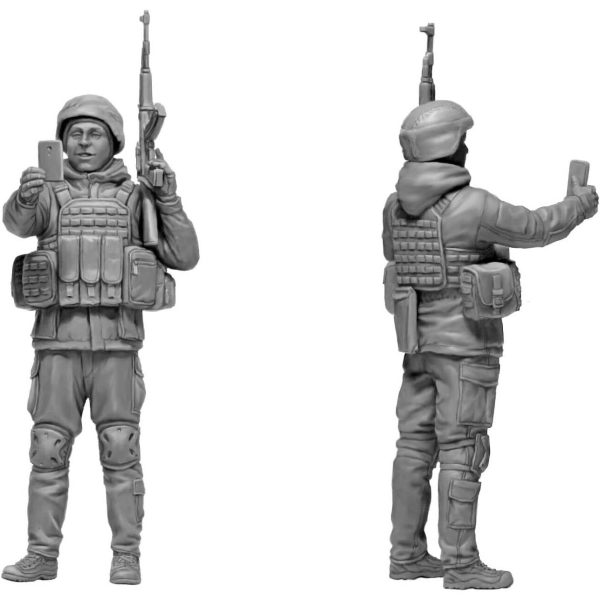 1/35 Ukrayna Askerleri Kiev Savunması Mart 2022 Figür Maketi, Master Box 35223 - Görsel 4
