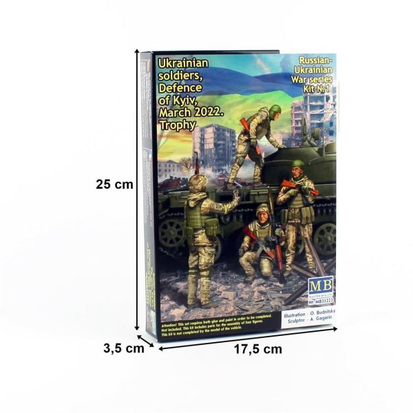 1/35 Ukrayna Askerleri Kiev Savunması Mart 2022 Figür Maketi, Master Box 35223 - Görsel 5