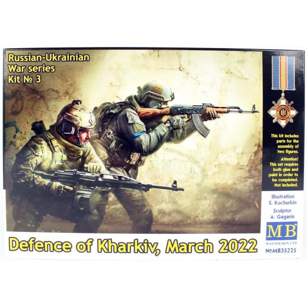 1/35 Rus-Ukrayna Savaşı Kharkiv Savunması Mart 2022 Figür Maketi, Master Box 35225