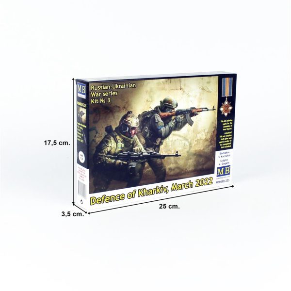 1/35 Rus-Ukrayna Savaşı Kharkiv Savunması Mart 2022 Figür Maketi, Master Box 35225 - Görsel 5