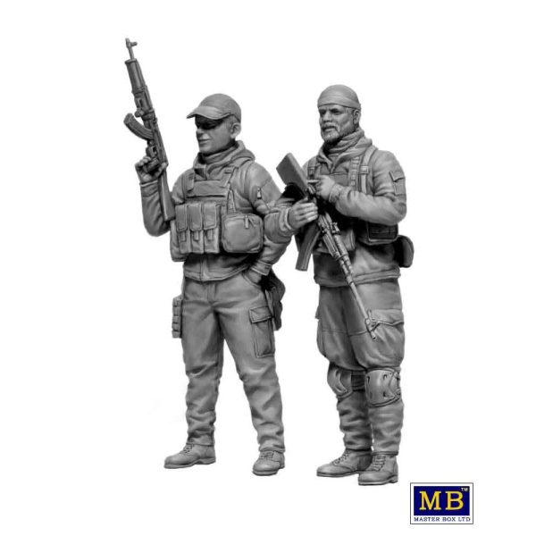 1/35 Rus-Ukrayna Savaşı Ukrayna Bölgesel Savunma Kuvvetleri Figür Maketi, Master Box 35226 - Görsel 4