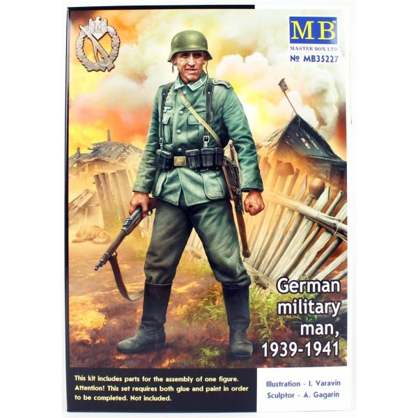 1/35 Alman Askeri 1939-1941 Figür Maketi, Master Box 35227