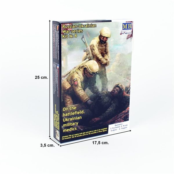 1/35 Rus-Ukrayna Savaşı Ukrayna Askeri Sağlık Görevlileri Figür Maketi, Master Box 35231 - Görsel 5