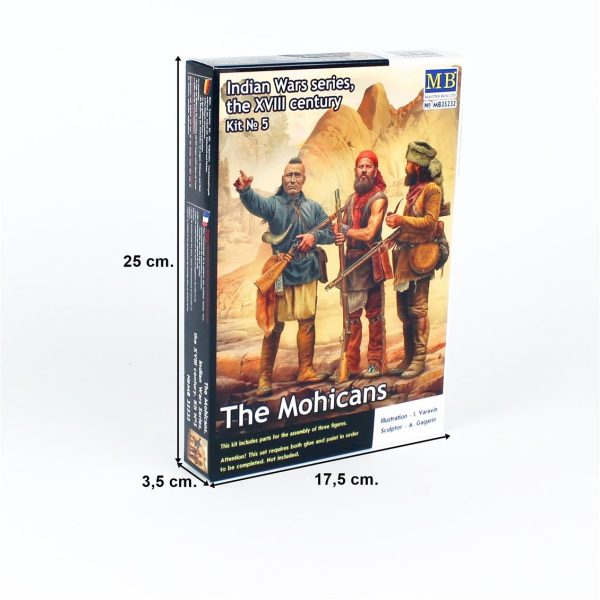 1/35 Mohikanlar Hint Savaşları XVIII. Yüzyıl Figür Maketi, Master Box 35232 - Görsel 5