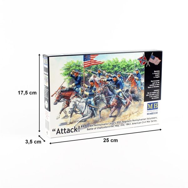 1/35 Tarihi Minyatürler Serisi Gönüllüler Figür Maketi, Master Box 3550 - Görsel 5