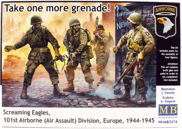 1/35 WW II Serisi Kartallar Figür Maketi, Master Box 3574