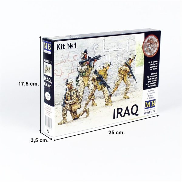 1/35 Amerikan Birlikleri Irakta Figür Maketi, Master Box 3575 - Görsel 4