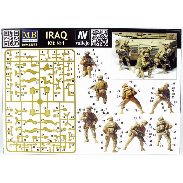 1/35 Amerikan Birlikleri Irakta Figür Maketi, Master Box 3575 - Görsel 3