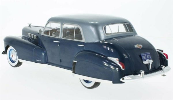 1/18 1941 Cadillac Fleetwood Seri 60 Special Sedan Metalik Mavi Diecast Araba, MCG 18072 - Görsel 2