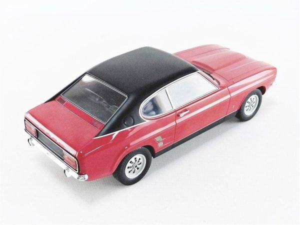 1/18 1973 Ford Capri MK I (Sealed Body) Kırmızı-Siyah Tavan Diecast Araba, MCG 18083 - Görsel 2
