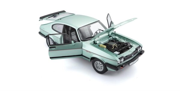 1/18 1968 Ford Capri MK I (Sealed Body) Açık Mavi Diecast Araba, MCG 18084 - Görsel 4