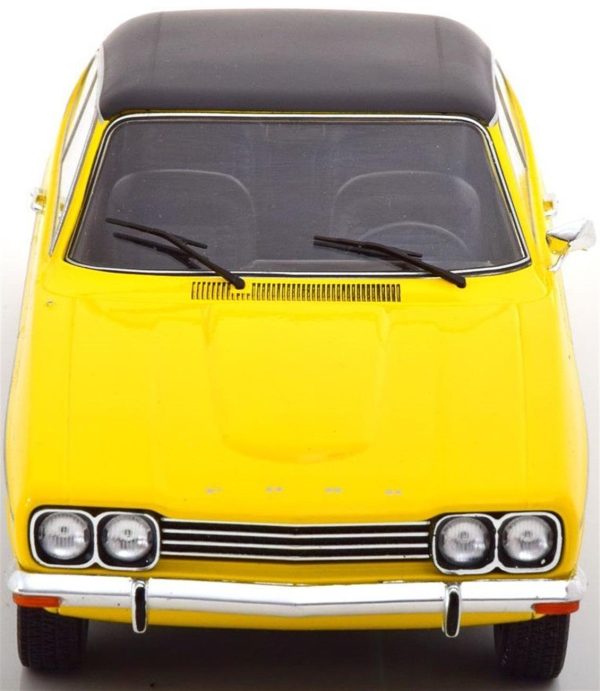 1/18 Ford Capri MK 1 (Sealed Body) Sarı-Siyah Diecast Araba, MCG 18085 - Görsel 3