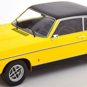 1/18 Ford Capri MK 1 (Sealed Body) Sarı-Siyah Diecast Araba, MCG 18085