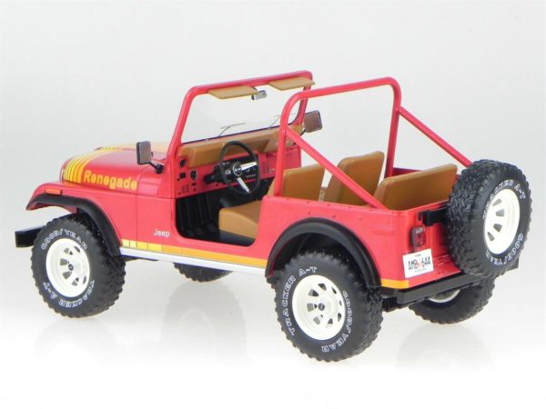 1/18 Jeep CJ-7 Renegade (Sealed Body) Kırmızı Diecast Cip Modeli, MCG 18111 - Görsel 2