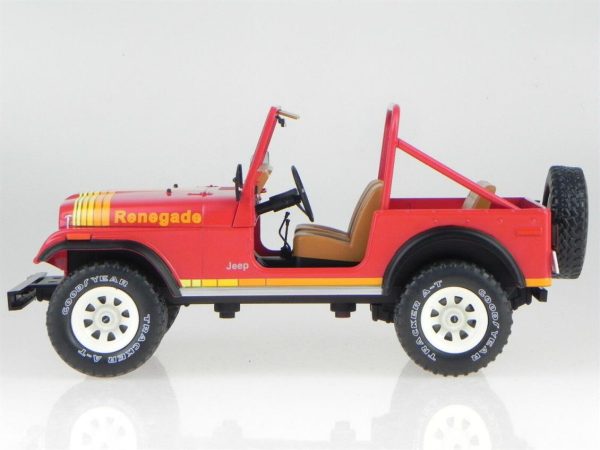 1/18 Jeep CJ-7 Renegade (Sealed Body) Kırmızı Diecast Cip Modeli, MCG 18111 - Görsel 4