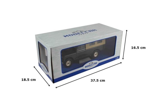 1/18 1959 Land Rover 109 Pick-up Seri IISağdan Direksiyonlu (Sealed Body) Koyu Yeşil Hazır Meta, MCG 18118 - Görsel 5