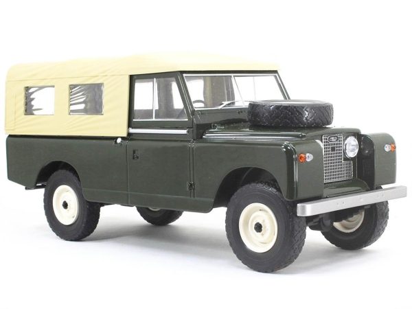 1/18 1959 Land Rover 109 Pick-up Seri IISağdan Direksiyonlu (Sealed Body) Koyu Yeşil Hazır Meta, MCG 18118 - Görsel 3