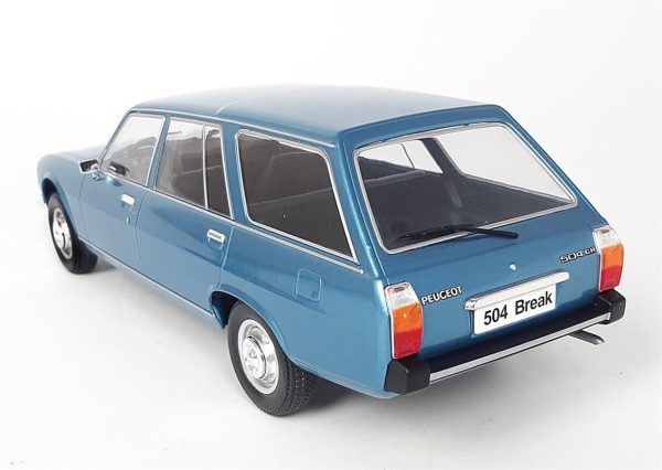 1/18 1976 Peugeot 504 Break Mavi Diecast Araba, MCG 18213 - Görsel 4