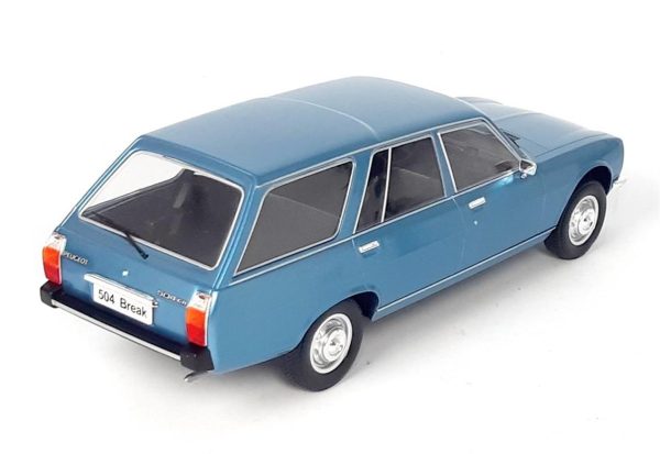1/18 1976 Peugeot 504 Break Mavi Diecast Araba, MCG 18213 - Görsel 3
