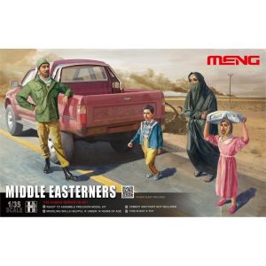 1/35 4 Adet Ortadoğulu İnsanlar Maketi, Meng HS-001