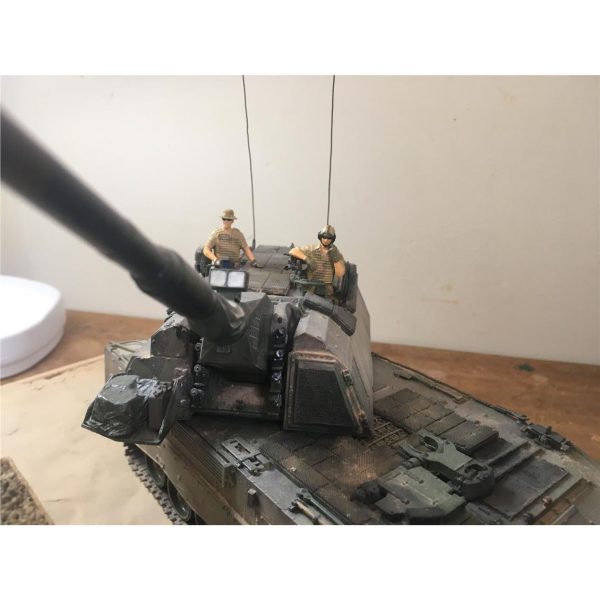 1/35 Modern Alman Tank Mürettebatları 4 Adet Figür Maketi, Meng HS006 - Görsel 3
