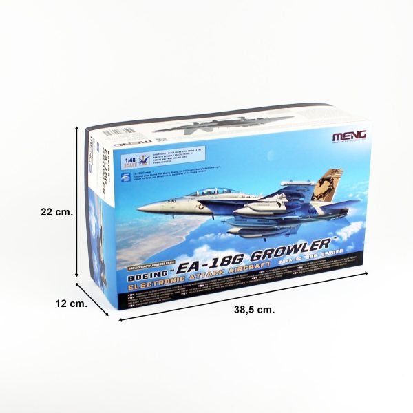 1/48 Boeing EA-18G Growler Savaş Uçağı Maketi, Meng LS014 - Görsel 5