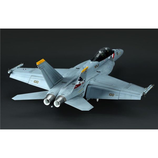 1/48 Boeing F/A-18F Super Hornet (Bounty Hunters) Savaş Uçağı Maketi, Meng LS016 - Görsel 4