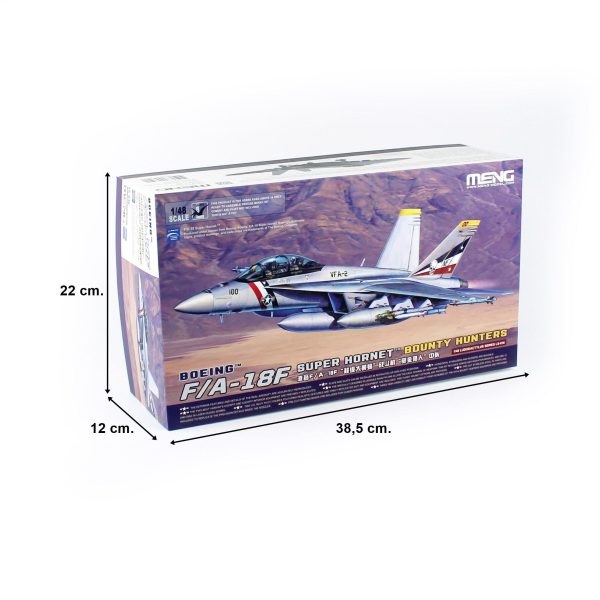 1/48 Boeing F/A-18F Super Hornet (Bounty Hunters) Savaş Uçağı Maketi, Meng LS016 - Görsel 5