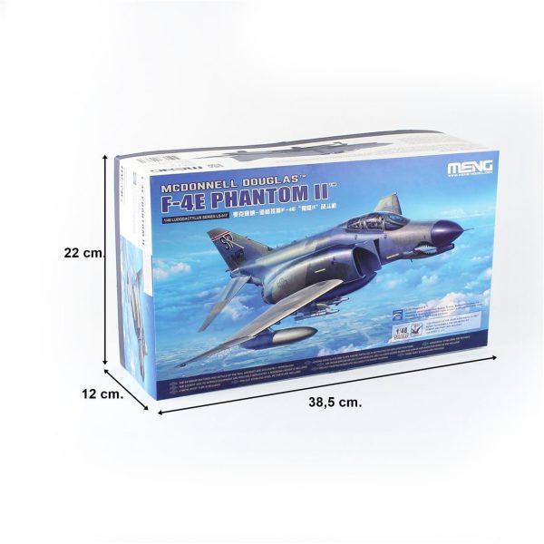 1/48 McDonnell Douglas F-4E Phantom II Savaş Uçağı Maketi, Meng LS017 - Görsel 5