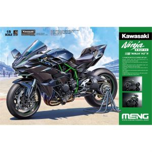 1/9 Kawasaki Ninja H2R Motorsiklet Maketi, Meng MT001