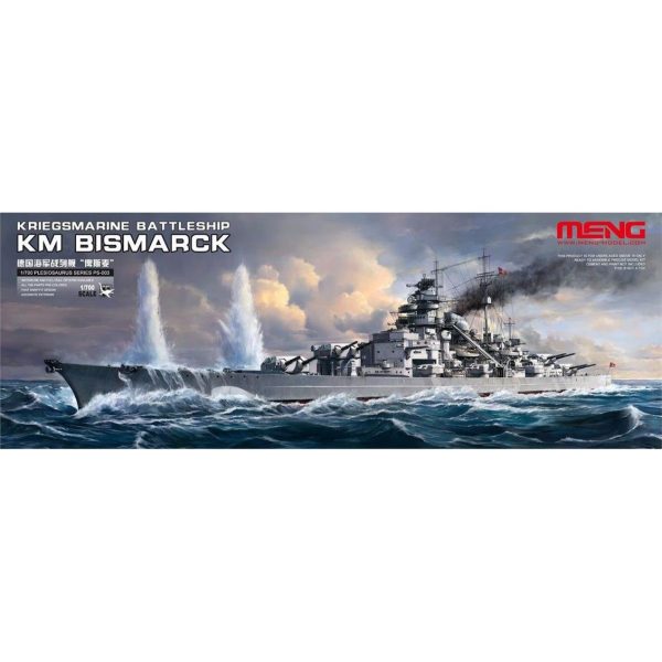 1/700 Alman KM Bismarck Savaş Gemisi Maketi, Meng PS003