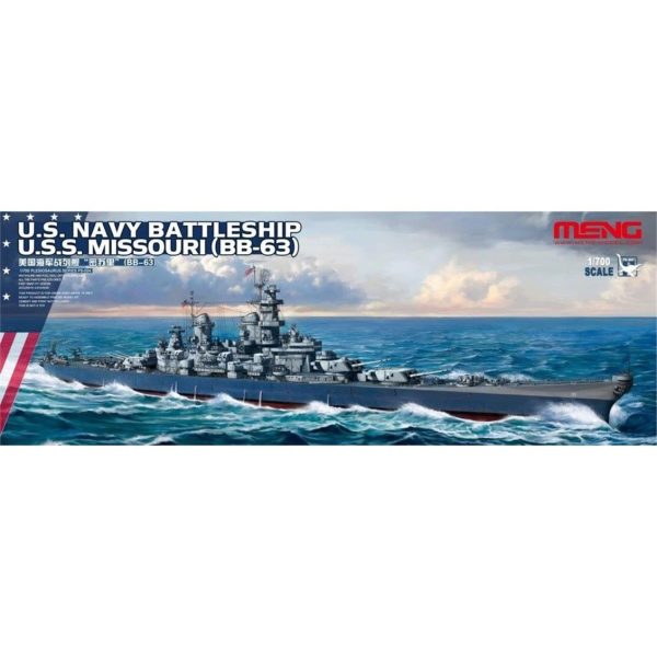 1/700 Amerikan U.S.S. Missouri (BB-63) Savaş Gemisi Maketi, Meng PS004