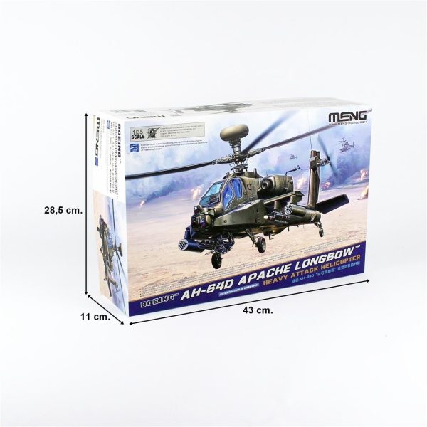1/35 Boeing AH-64D Apache Longbow Ağır Saldırı Helikopter Maketi, Meng QS004 - Görsel 5