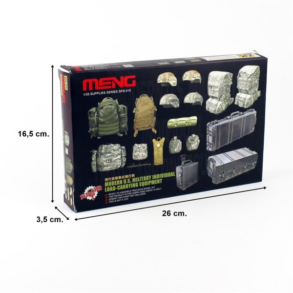 1/35 U.S. Modern Asker Yük Taşıma Ekipmanları Maketi, Meng SPS-015 - Görsel 4