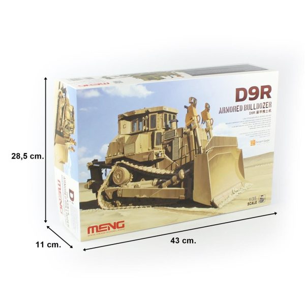 1/35 D9R Zırhlı Buldozer Maketi, Meng SS002 - Görsel 5