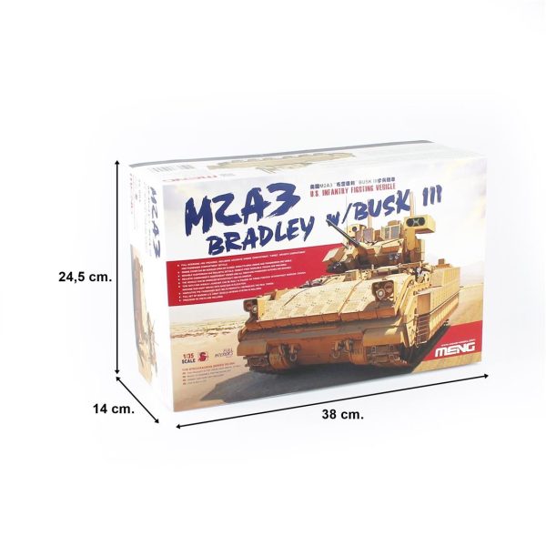 1/35 M2A3 Bradley BUSK III Ekipmanlı Askeri Aracı Maketi, Meng SS004 - Görsel 5