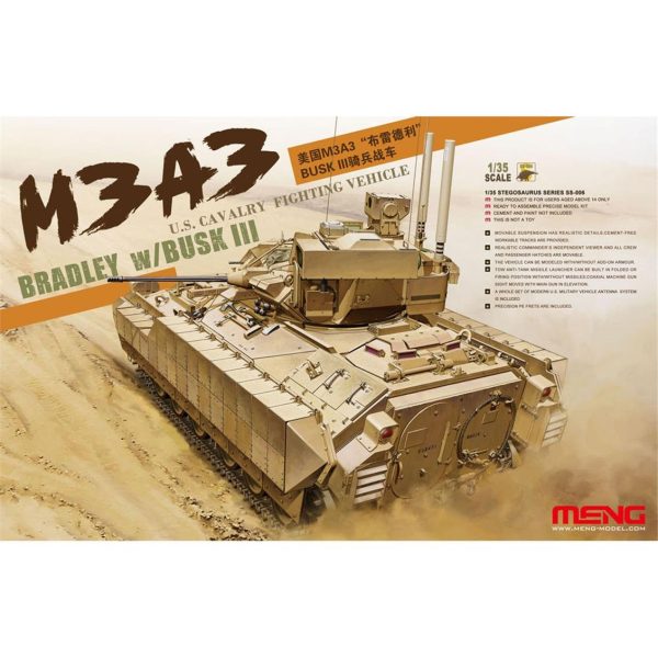 1/35 M3A3 Bradley ve BUSK III Maketi, Meng SS006