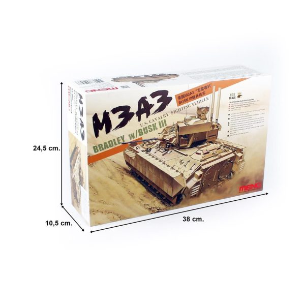 1/35 M3A3 Bradley ve BUSK III Maketi, Meng SS006 - Görsel 5