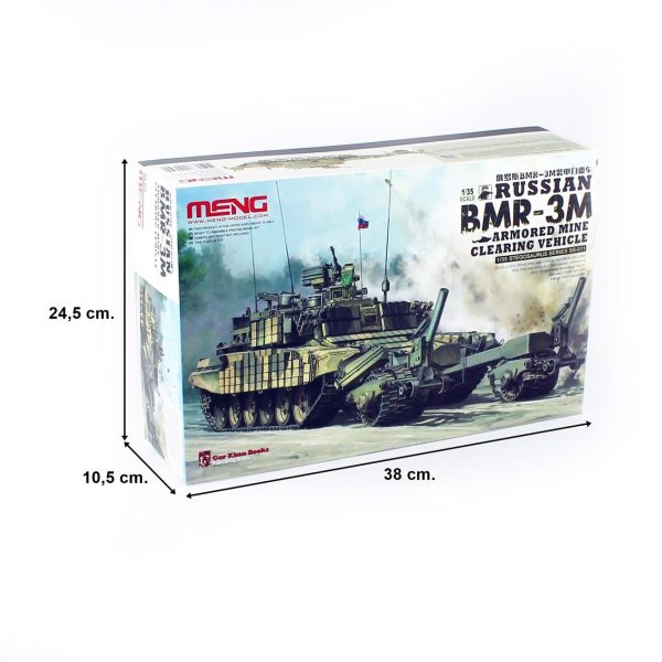 1/35 Rus BMR-3M (T90) Mayın Temizleme Aracı Maketi, Meng SS011 - Görsel 5