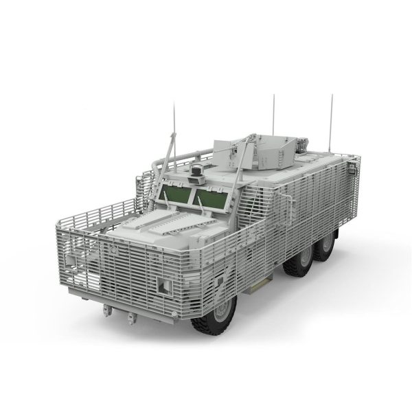 1/35 British Mastiff-2 6X6 Zırhlı Devriye Aracı Maketi, Meng SS012 - Görsel 3
