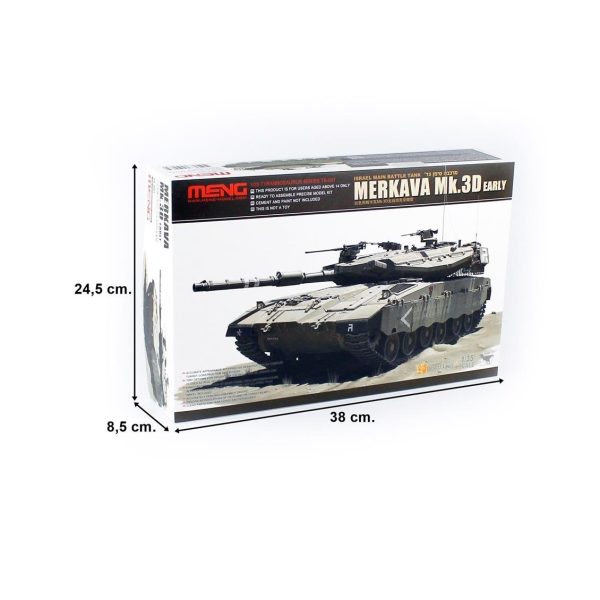 1/35 Merkava Mk.3D Erken Dönem Tank Maketi, Meng TS001 - Görsel 5