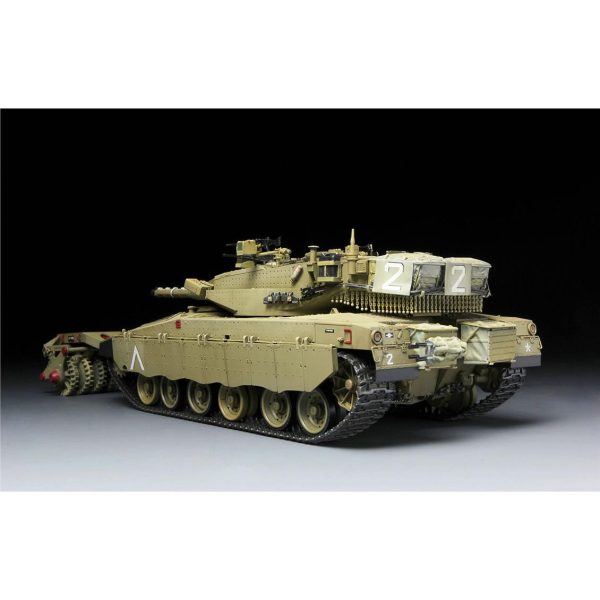 1/35 İsrail Merkava Mk.3 BAZ Nochri Dalet Mayın Temizleme Aparatlı Ana Muharebe Tank Maketi, Meng TS005 - Görsel 4