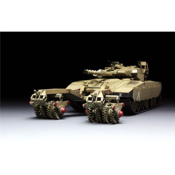 1/35 İsrail Merkava Mk.3 BAZ Nochri Dalet Mayın Temizleme Aparatlı Ana Muharebe Tank Maketi, Meng TS005 - Görsel 3