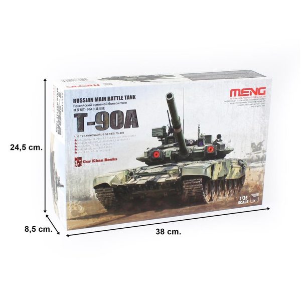 1/35 Rus T-90A Ana Muharebe Tank Maketi, Meng TS006 - Görsel 5