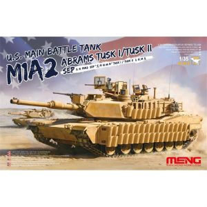 1/35 M1A2 SEP Abrams TUSK I/TUSK II ABD Ana Muharebe Tank Maketi, Meng TS026