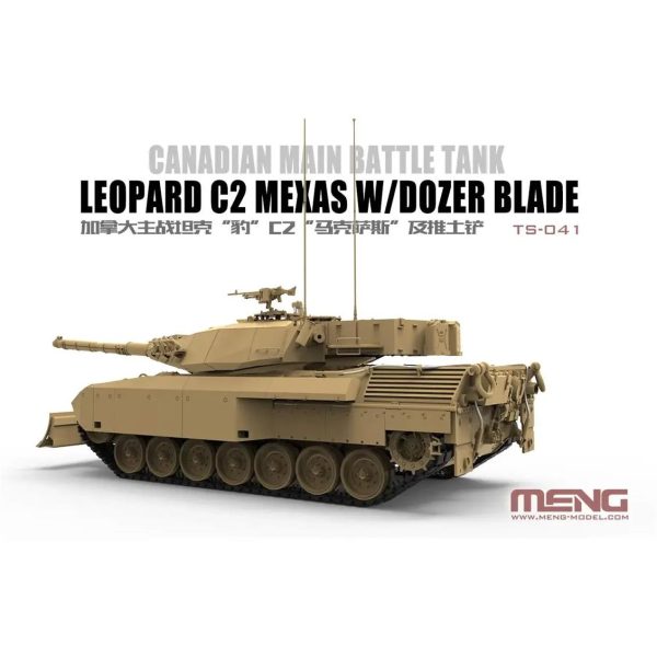 1/35 Kanada Leopard C2, Meng XAS Dozer Bıçaklı Ana Muharebe Tank Maketi, Meng TS041 - Görsel 4