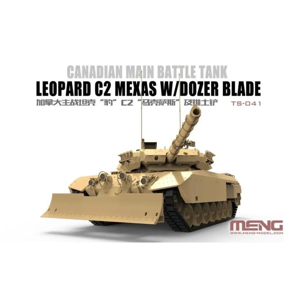 1/35 Kanada Leopard C2, Meng XAS Dozer Bıçaklı Ana Muharebe Tank Maketi, Meng TS041 - Görsel 3