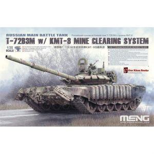 1/35 Rus T-72B3M Ana Muharebe Tankı ve KMT-8 Mayın Temizleme Aparatı Maketi, Meng TS053