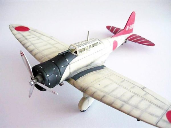 1/72 Aichi Type 99 (Pearl Harbour) Savaş Uçağı Maketi, Mister Craft D005 - Görsel 4