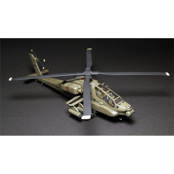 1/72 AH-64A Strike Apache Helikopter Maketi (12xBoya2xFırçaYapıştırıcılı Başlangıç Seti), Mister Craft D036ST - Görsel 4